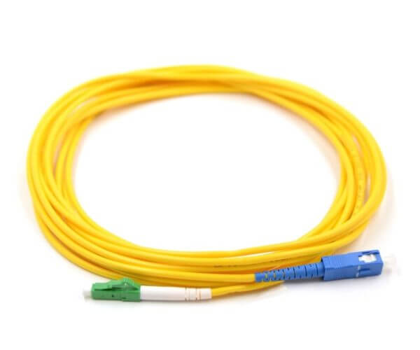 SmartXS Fiber Patchcord SC/PC naar LC/APC gepantserd 2 meter, 3m