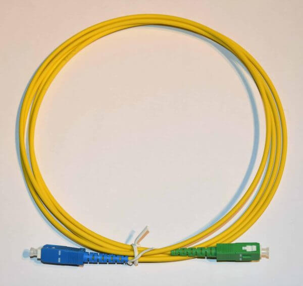 SmartXS  Fiber Patchkabel SC/PC to SC/APC Armoured 2 meter,